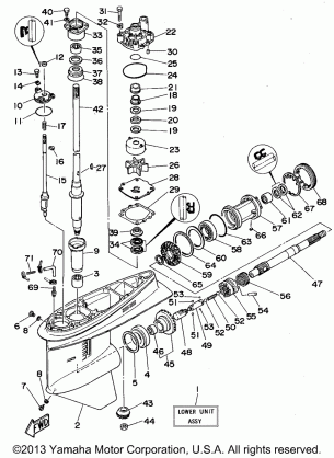 LOWER CASING DRIVE 1 (115TR 130TR)