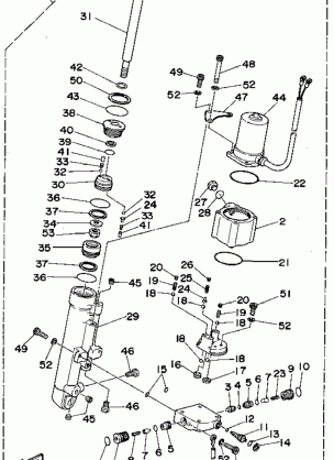 POWER TILT ASSEMBLY (C40PR)