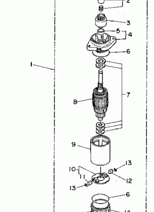 STARTING MOTOR (C40ER C40PR)