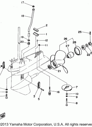 LOWER CASING DRIVE 2