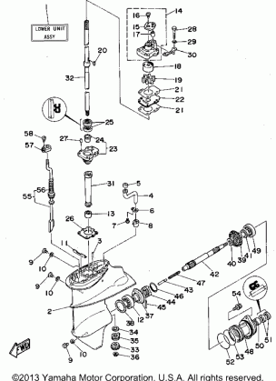 LOWER CASING DRIVE 1