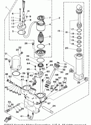 POWER TRIM TILT ASSEMBLY 1