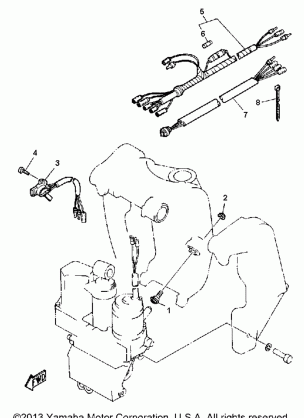 POWER TRIM  SENDER