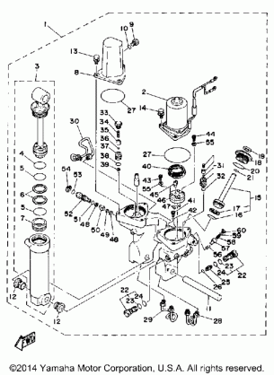 POWER TRIM TILT ASSY