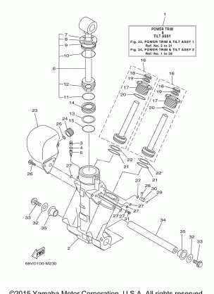 POWER TRIM TILT ASSY 1