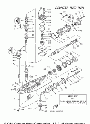 LOWER CASING DRIVE 3