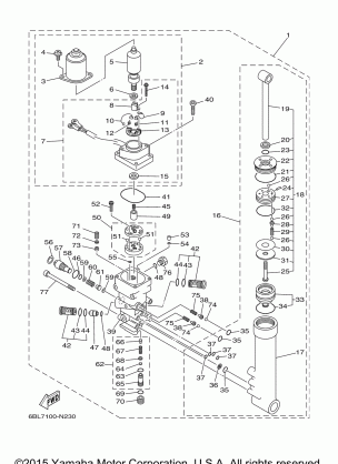 POWER TRIM TILT ASSY