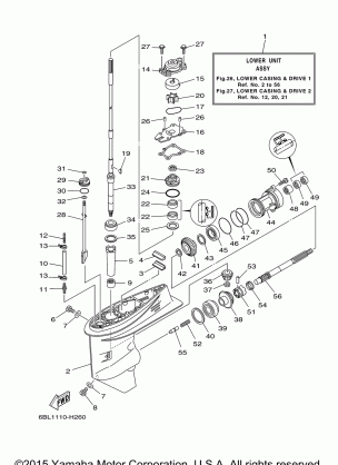 LOWER CASING DRIVE 1