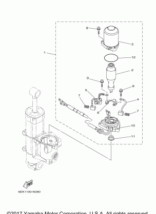 POWER TRIM TILT ASSY 2