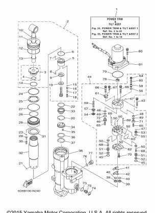 POWER TRIM TILT ASSY 1