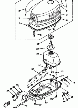 COWLING FUEL 4H