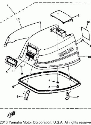 TOP COWLING 6H 8H