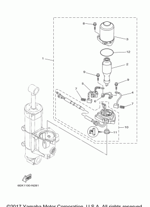 POWER TRIM TILT ASSY 2