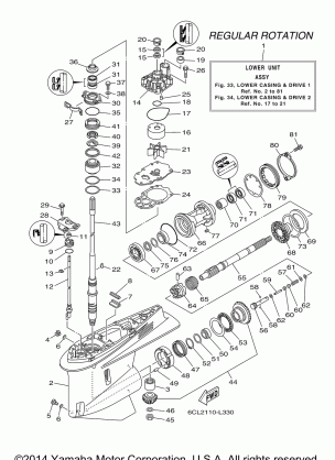 LOWER CASING DRIVE 1