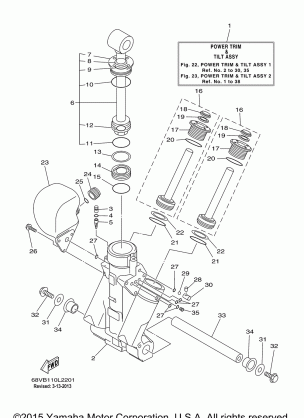 POWER TRIM TILT ASSY 1