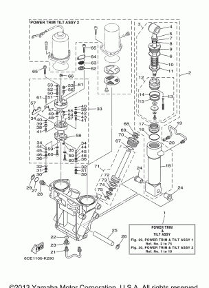 POWER TRIM TILT ASSY 1