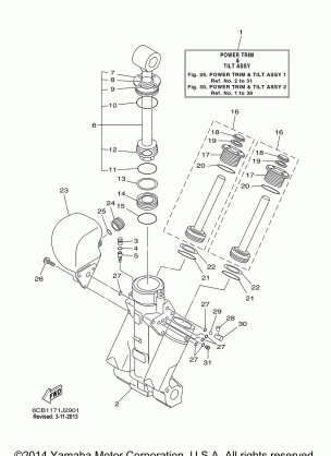 POWER TRIM TILT ASSY 1