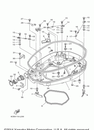 BOTTOM COWLING 1