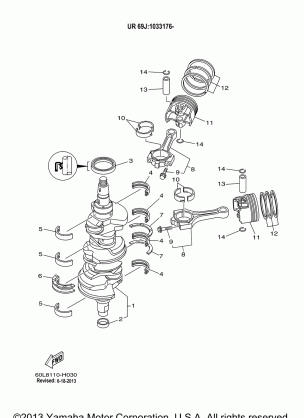 CRANKSHAFT PISTON 1033176-