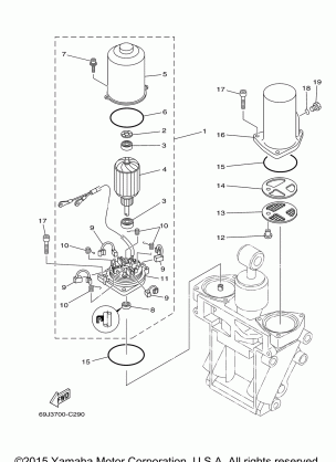 POWER TRIM TILT ASSY 2