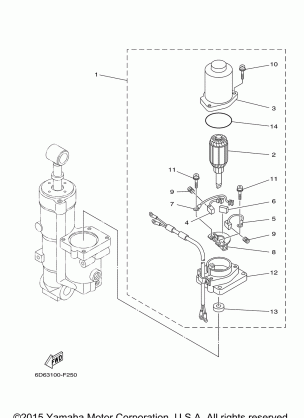 POWER TRIM TILT ASSY 2