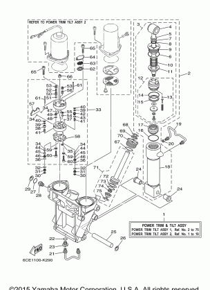 POWER TRIM TILT ASSY 1