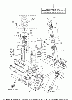 POWER TRIM TILT ASSY 1