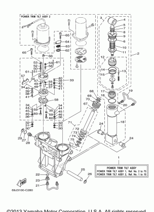 POWER TRIM TILT ASSY 1