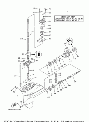 LOWER CASING DRIVE 1