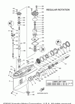 LOWER CASING DRIVE 1