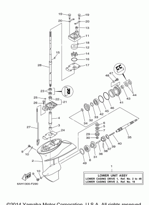 LOWER CASING DRIVE 1