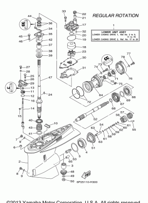 LOWER CASING DRIVE 1