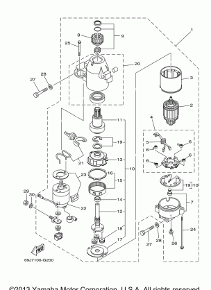 STARTING MOTOR