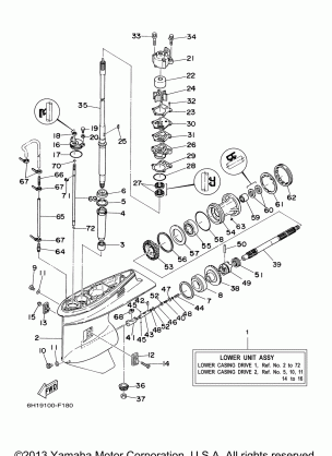 LOWER CASING DRIVE 1