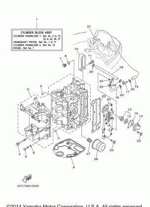 CYLINDER CRANKCASE 1