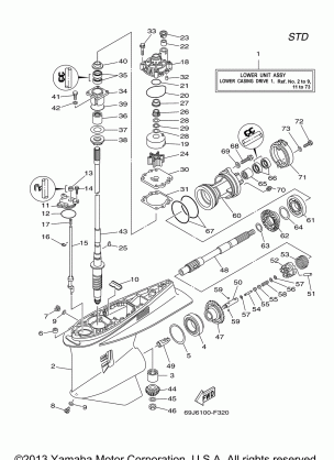 LOWER CASING DRIVE 1