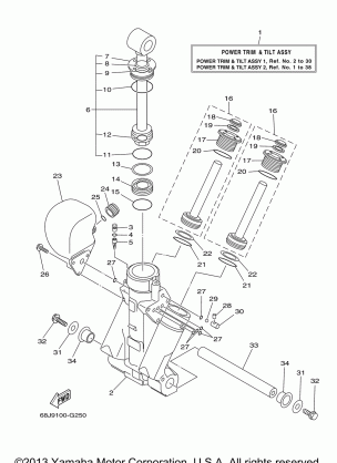 POWER TRIM & TILT ASSY 1