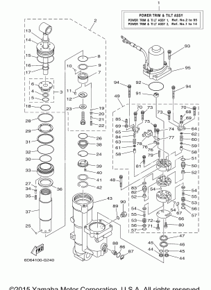 POWER TRIM TILT ASSY 1