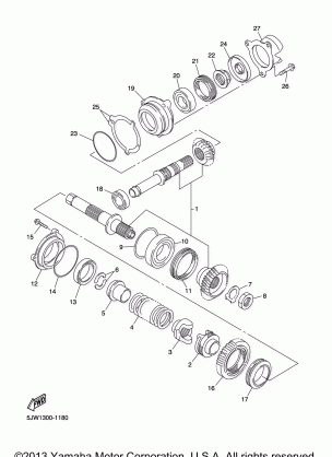 MIDDLE DRIVE GEAR