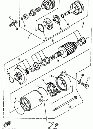 STARTING MOTOR