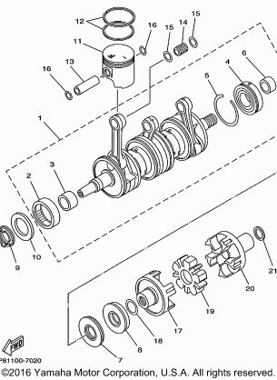 CRANKSHAFT PISTON