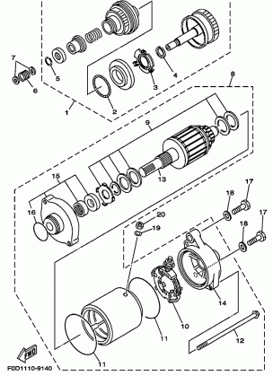 STARTING MOTOR