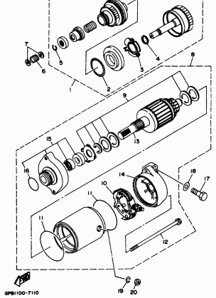 STARTING MOTOR