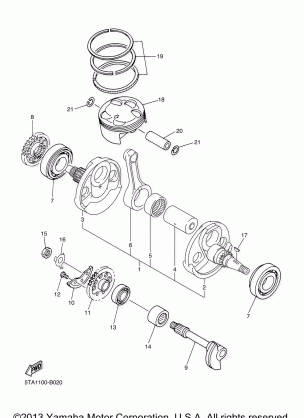 CRANKSHAFT PISTON