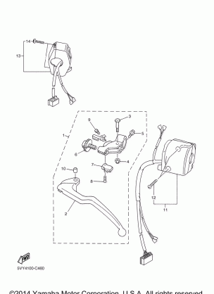 HANDLE SWITCH LEVER