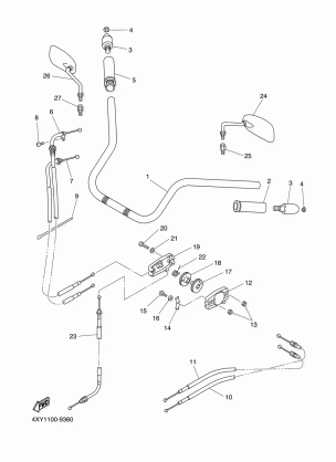 STEERING HANDLE CABLE