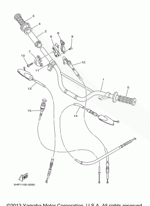 STEERING HANDLE CABLE