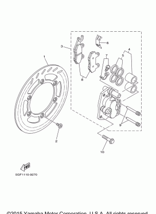 FRONT BRAKE CALIPER