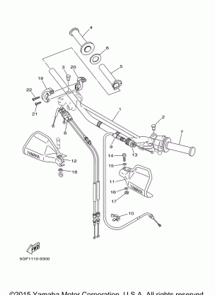 STEERING HANDLE CABLE