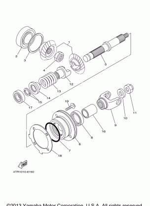 MIDDLE DRIVE GEAR